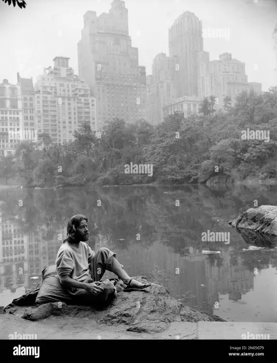 Eden Ahbez in Central Park (1948)